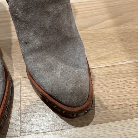 Authentic Chanel size 36.5 suede booties - Picture 10 of 12